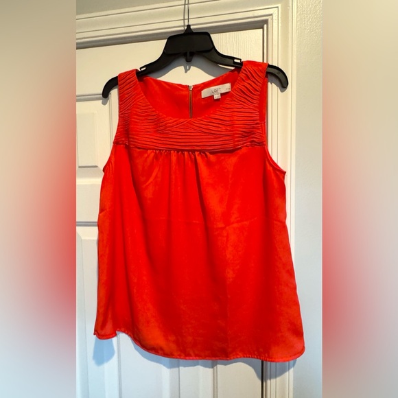 LOFT Bright Sleeveless Top - Picture 1 of 3